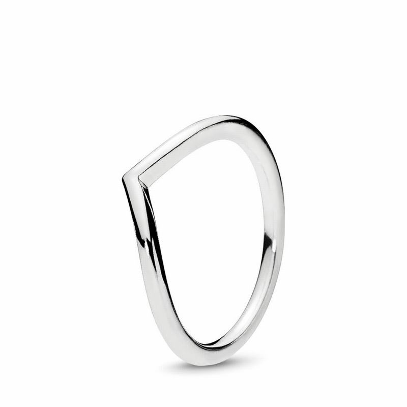 Pandora Polished Wishbone Stackable Ring Silver Egypt BG5398472